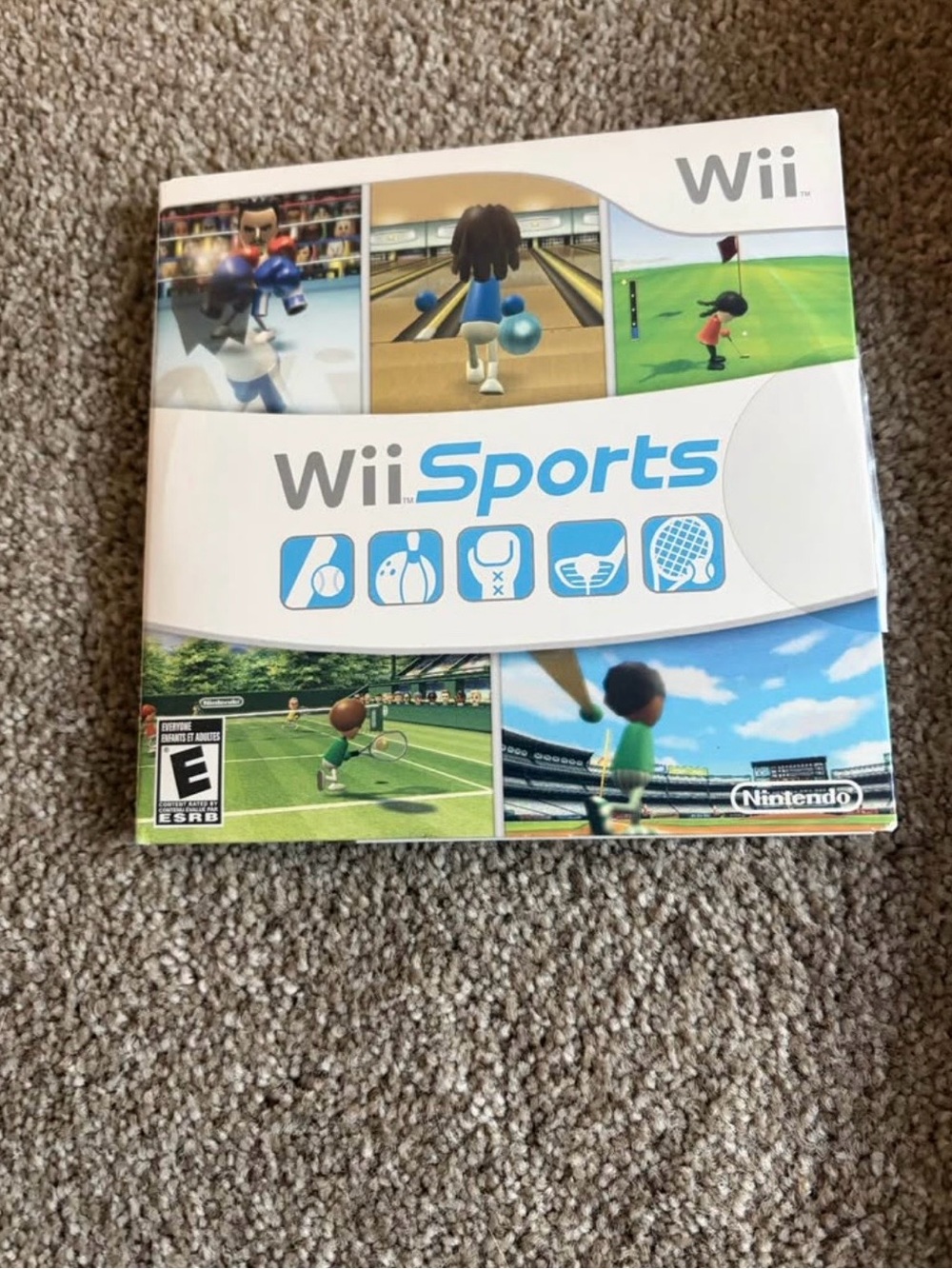 Wii sports Disk and manual